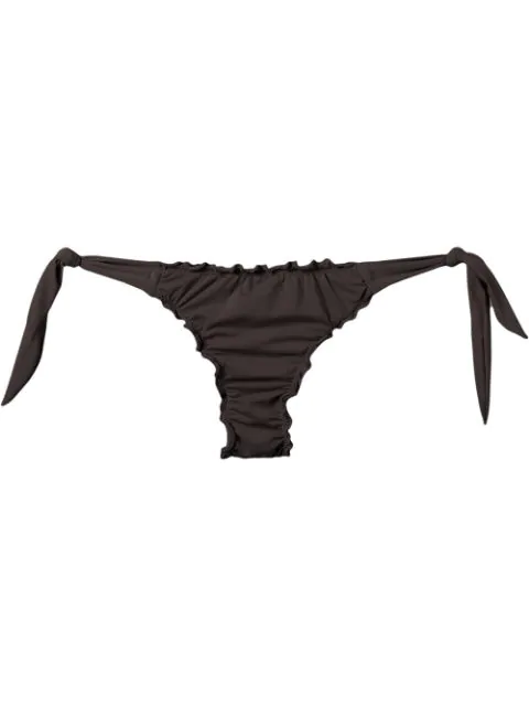 ruffle black bikini bottom