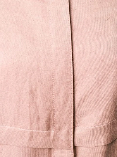 Shop Esteban Cortazar Belted Trench Coat In Pink