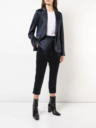 Shop Nili Lotan Blazer Mit Geradem Schnitt In Blue