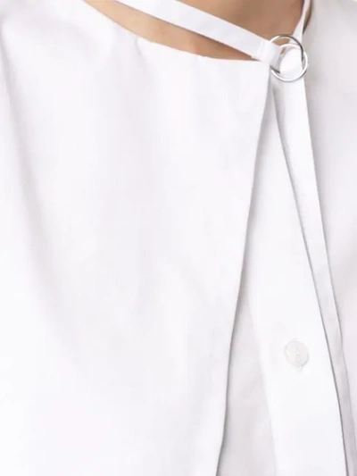 Shop Boyarovskaya Oversized Button Down Shirt In White