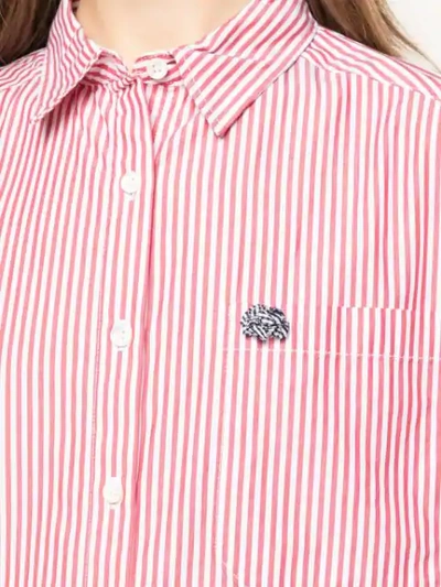 Shop Alex Mill Striped Shirt In Red