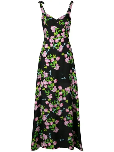 Shop Cynthia Rowley Ten Rose Maxi Dress In Rosfl - Rose Floral