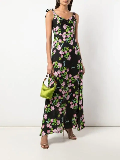 Shop Cynthia Rowley Ten Rose Maxi Dress In Rosfl - Rose Floral