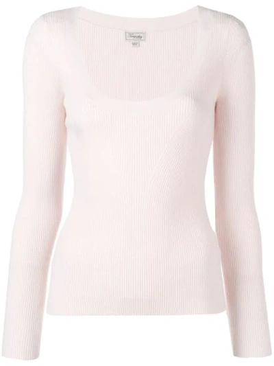 Shop Temperley London Joan Knitted Top In Pink