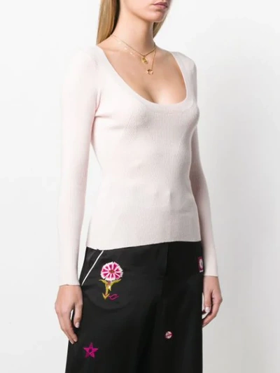 Shop Temperley London Joan Knitted Top In Pink
