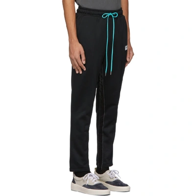 Shop Rhude Black Puma Edition Track Lounge Pants