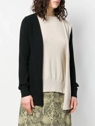 Shop Loewe Cashmere Shoulder Sleeve Sweater In Neutrals