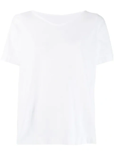 Shop Casey Casey V-neck T-shirt - White