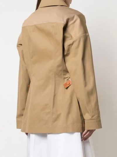 Shop Loewe Safari Coat - Brown