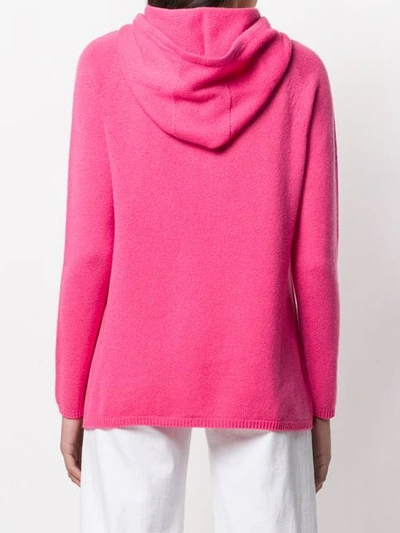 Shop Max Mara Meris Cashmere Hoodie In Pink