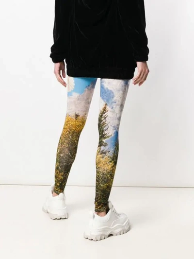 Shop R13 Eagle Print Leggings In 993 Multi