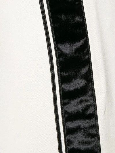 Shop Haider Ackermann Tailored Trousers With Side Stripe In White