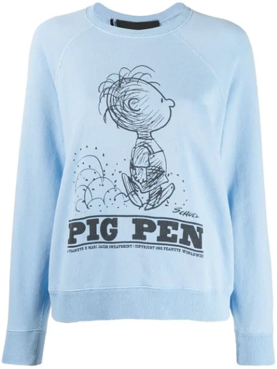 Shop Marc Jacobs X Peanuts Pig Pen Sweatshirt In Blue