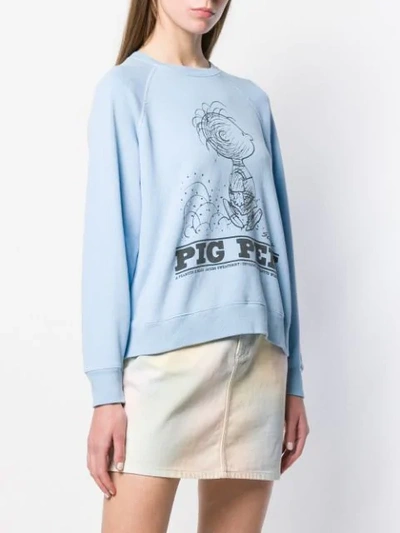 Shop Marc Jacobs X Peanuts Pig Pen Sweatshirt In Blue