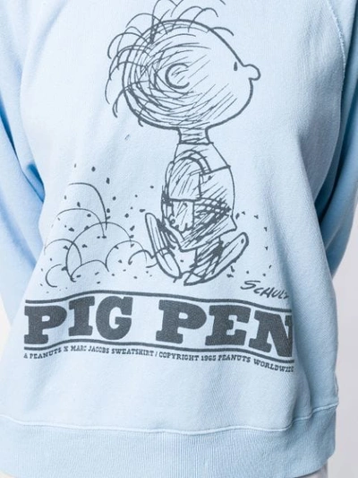 Shop Marc Jacobs X Peanuts Pig Pen Sweatshirt In Blue