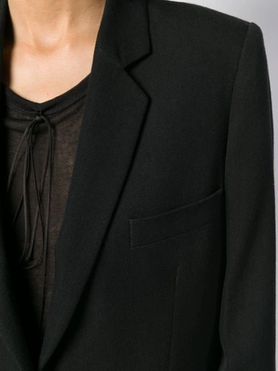 Shop Ann Demeulemeester Classic Lapel Blazer - Black