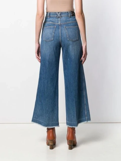 Shop Etro Wide-leg Jeans In Blue