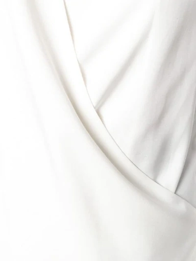 Givenchy Surplice Blouse In White