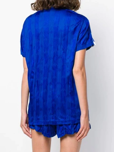 Shop Adidas Originals By Alexander Wang V-neck Jersey In Blue