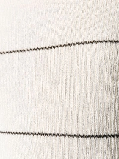 Shop Missoni Delicate Stripe Jumper In White