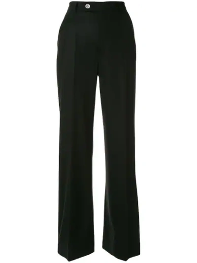 Shop Giambattista Valli Wide Leg Trousers In Black