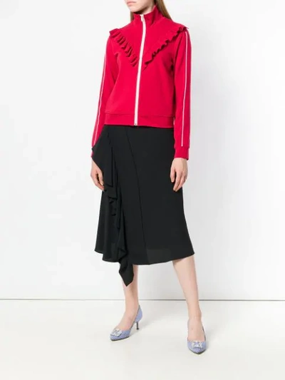 Shop N°21 Flared Midi Skirt In Black