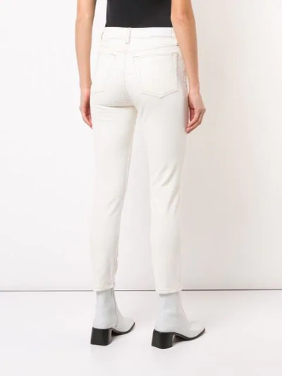 Shop Re/done Skinny Jeans In White