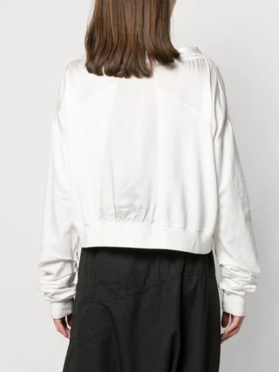 ANDREA YA'AQOV BOAT-COLLAR SWEATER - 白色