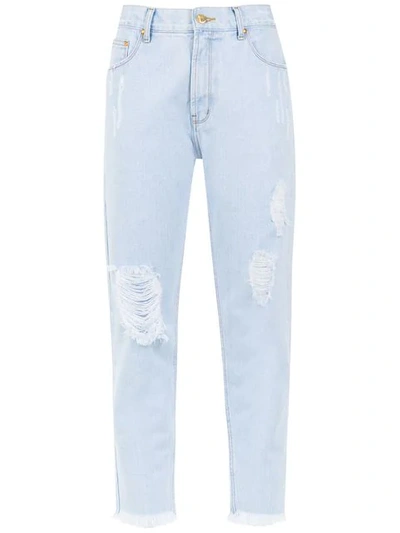 Shop Amapô Toulouse Boyfriend Jeans In Blue