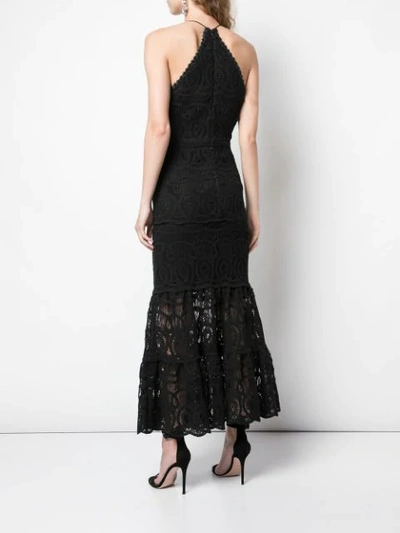 Shop Alexis Yvonna Crochet Dress In Black