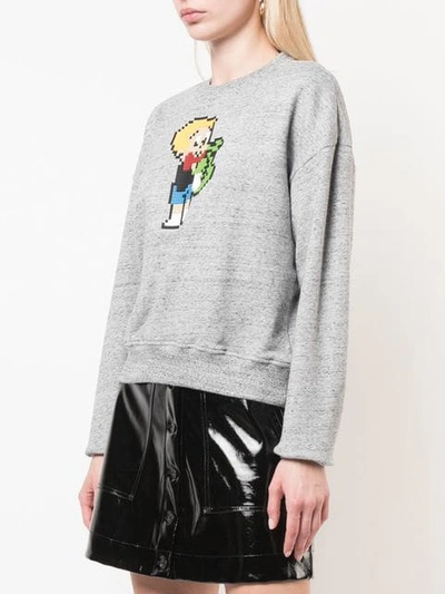 Shop Mostly Heard Rarely Seen 8-bit Richie Sweatshirt In Grey