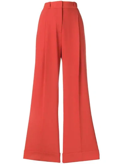 Shop See By Chloé Wide-leg Trousers In Orange