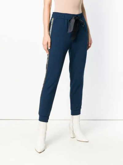 Shop Aniye By Tapered Track Pants - Blue
