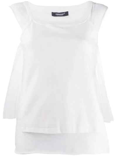 Shop Undercover Layered Tank Top - White