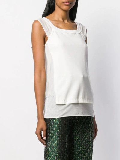 Shop Undercover Layered Tank Top - White