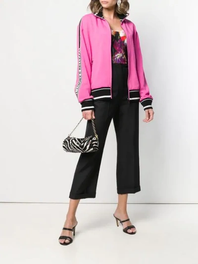 Shop Dolce & Gabbana 'l'amore E Bellezza' Bomber Jacket In Pink