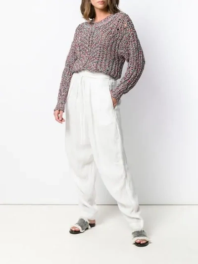 Shop Isabel Marant Mays Knitted Jumper In Pink