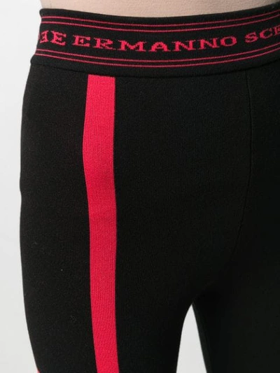 Shop Ermanno Scervino Sports Leggings In Black