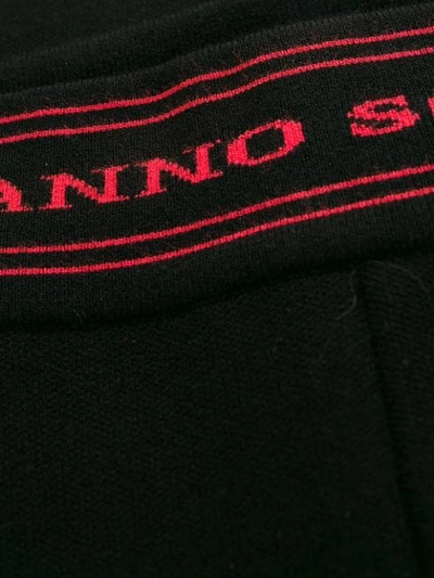 Shop Ermanno Scervino Sports Leggings In Black