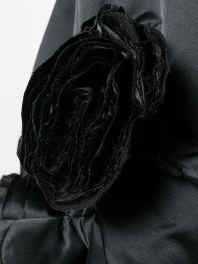 Shop Comme Des Garçons Corsage Detail Skirt - Black