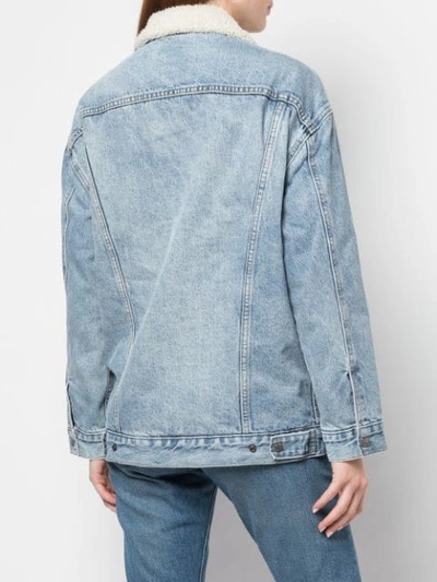 Shop Levi's Oversized Denim Jacket - Blue