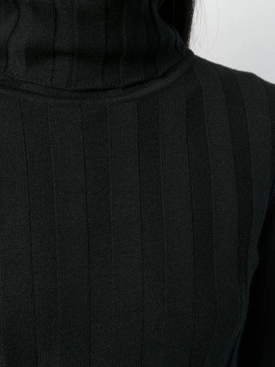 PHILO-SOFIE RIBBED KNIT SWEATER - 黑色