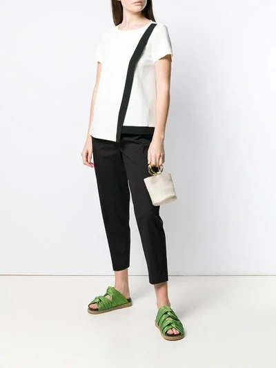 ANTONELLI CROPPED TROUSERS - 黑色
