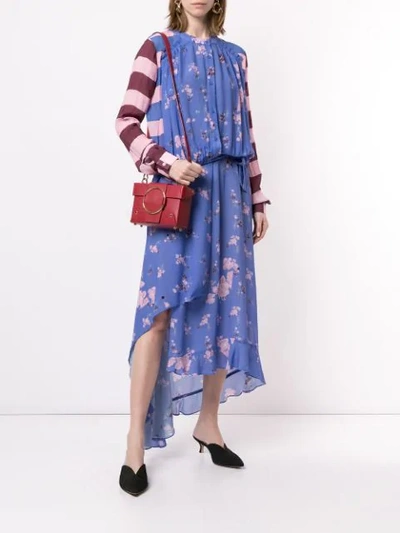 Shop Preen Line Daisy Long Dress In Purple
