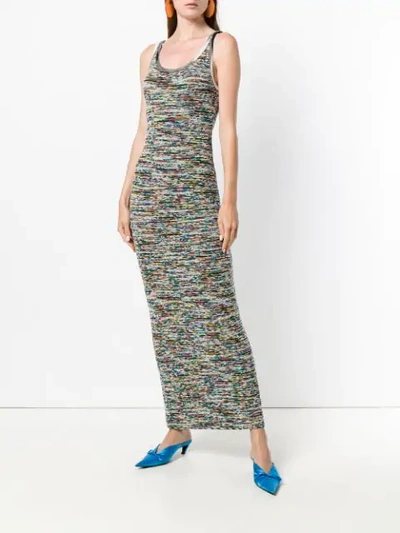Shop Missoni Knitted Cami Long Dress - Green