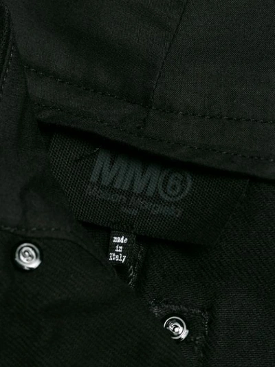 Shop Mm6 Maison Margiela High Waisted Tailored Trousershigh In Black