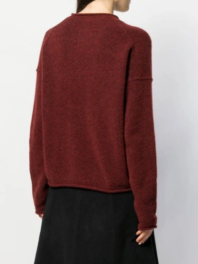 Shop Uma Wang Round Neck Sweater - Red