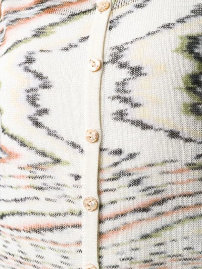 Shop Missoni Irregular Stripe Print Jumpsuit In Neutrals