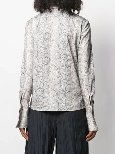 Shop A.w.a.k.e. Mode Python Print Shirt - Neutrals