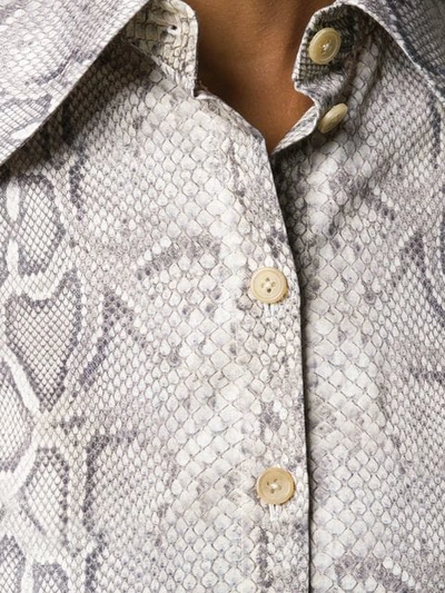 Shop A.w.a.k.e. Mode Python Print Shirt - Neutrals